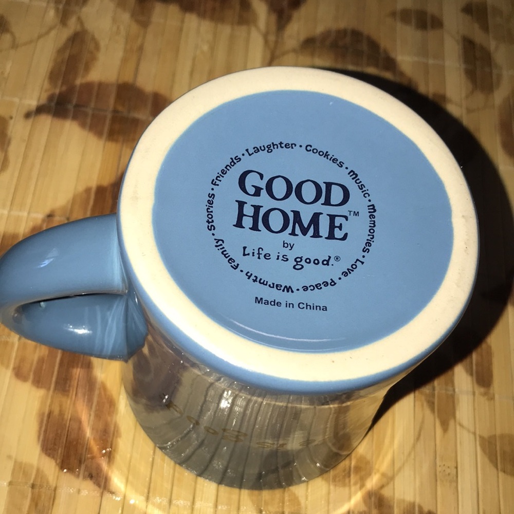 Life is Good Iron Man Golfer Mug Cup Blue EUC - Picture 5 of 5